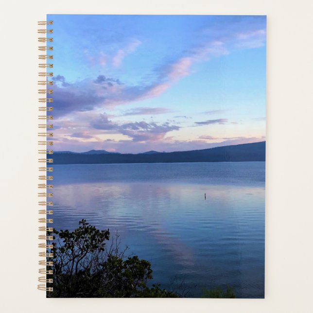 Agenda Puesta de sol en Crescent Lake, OR (Anverso)