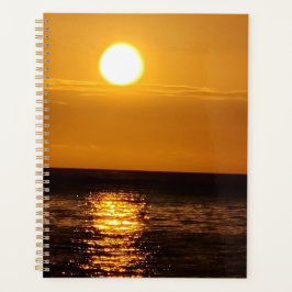 Agenda Puesta de sol en el mar