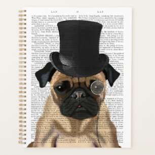 Agenda Pug, hebilla formal y Gorra