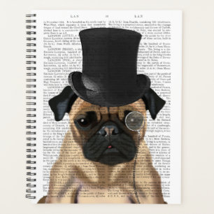 Agenda Pug, hebilla formal y Gorra