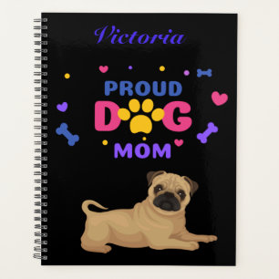 Agenda Pug Proud Dog Mom