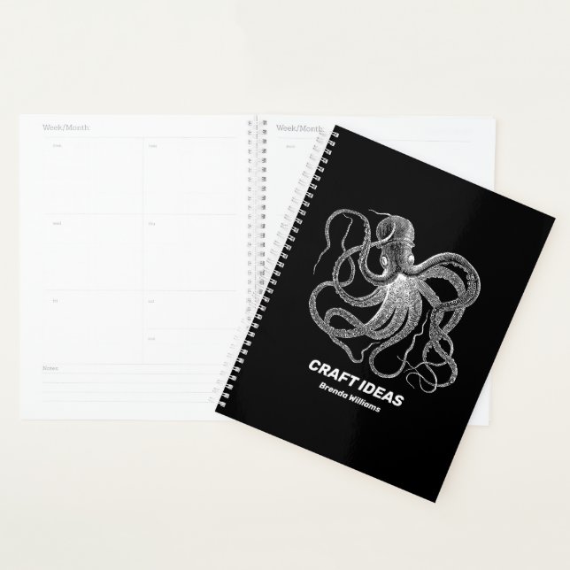 Agenda Pulpito blanco sobre fondo negro (Demostración)