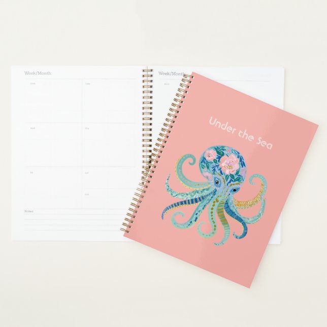 Agenda Pulpito Floral Azul (Demostración)