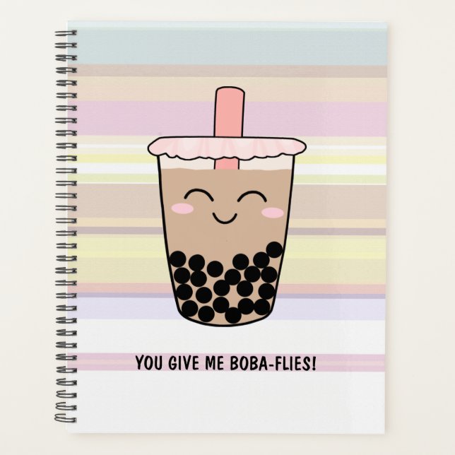 Agenda Pun de té de leche de Boba (Anverso)