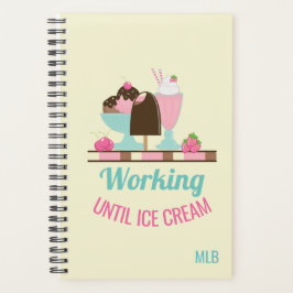 Agenda Pun tonto trabajando hasta crema de hielo - tratam