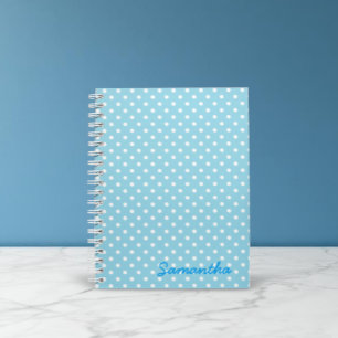Agenda Punto Polka Azul