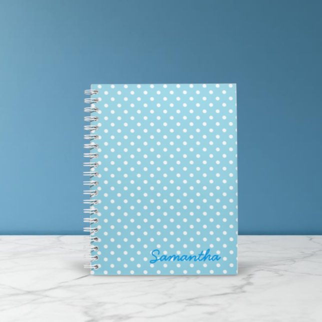 Agenda Punto Polka Azul (Subido por el creador)