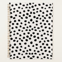 Puntos De Impresión De Animales Dalmatianos Blanco