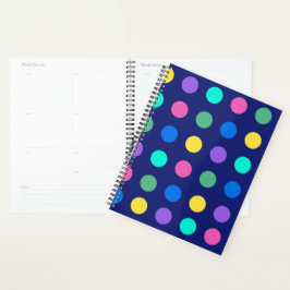 Agenda Puntos Geométricos Coloridos