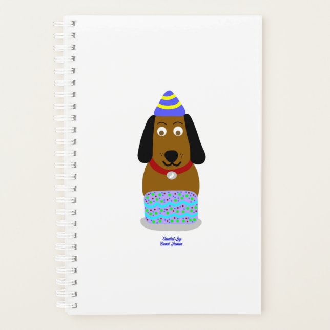 Agenda Pup Pup Happy Birday Small Planner (Anverso)