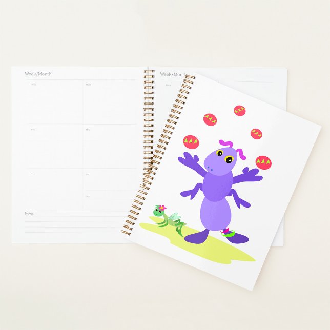 Agenda Purple Grasshopper Juving Fun Crema (Subido por el creador)