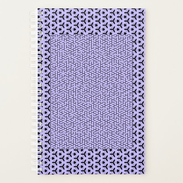 Agenda Purple Hexagon Maze (Anverso)