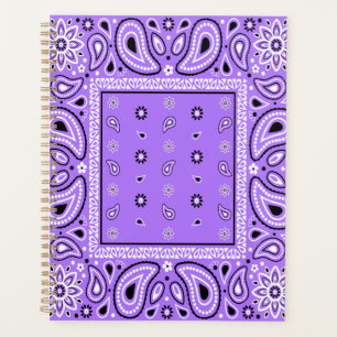 Agenda Purple Lavender Bandana Paisley Country Hip Hop Co