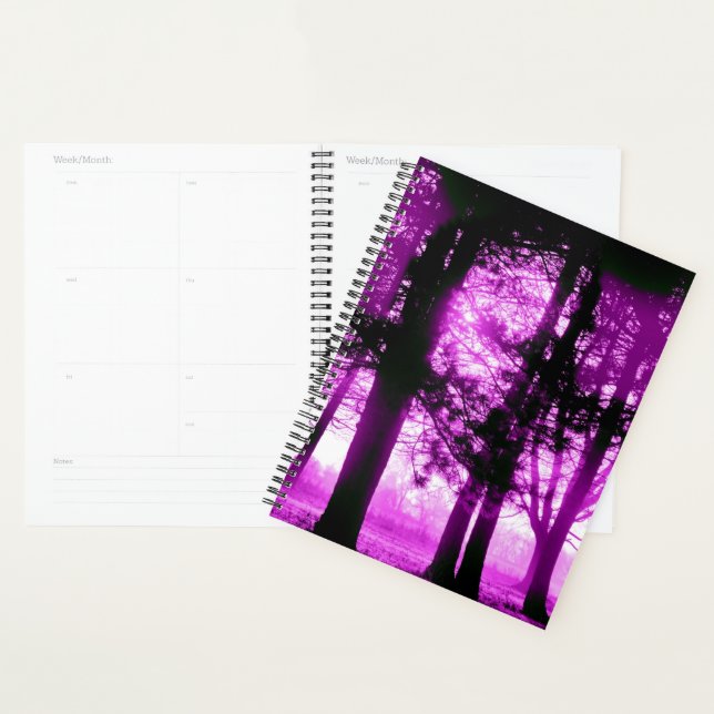 Agenda Purple Light with Silhouette Trees  (Demostración)