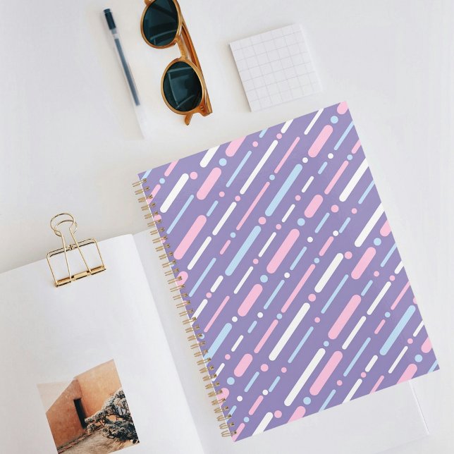 Agenda Purple Line Pattern Planner (Subido por el creador)