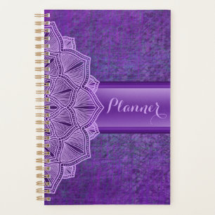 Agenda Purple Mandala Boho Planner