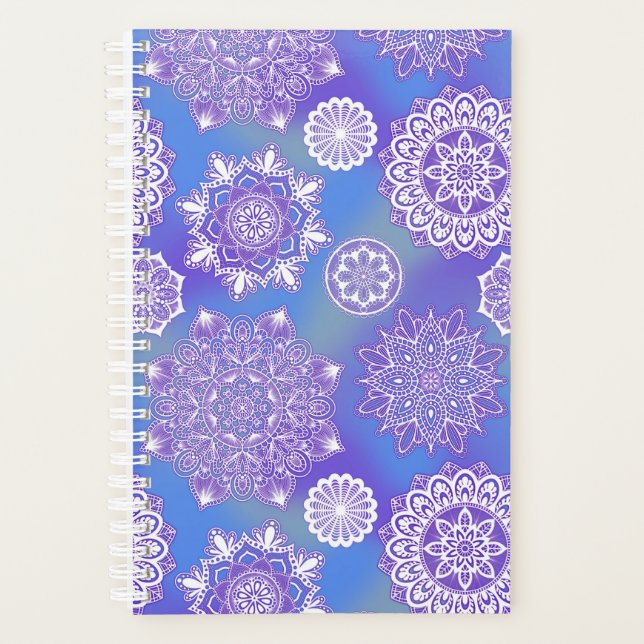 Agenda Purple Mandala Planer (Anverso)