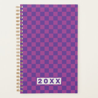 Agenda Purple Plum Checkerboard