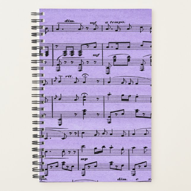 Agenda Purple Sheet Music (Anverso)