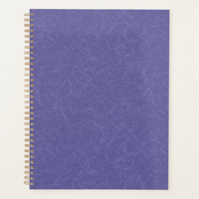 Agenda Purple textured surface swirling pattern (Anverso)