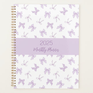 Agenda Púrpura Coquette Bows Planner