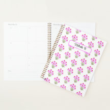Púrpura Cornflowers Planner