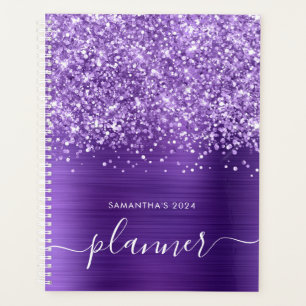 Agenda Púrpura Glam Amethyst Brillante