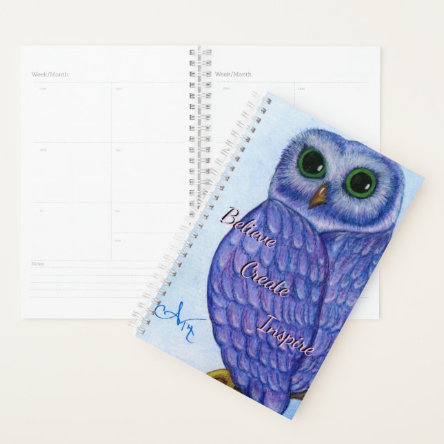 Agenda Púrpura Owl Planner (Demostración)