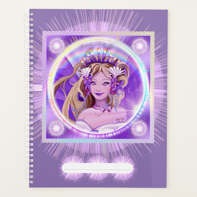 Agenda Púrpura Sun Fairy Planner (Anverso)