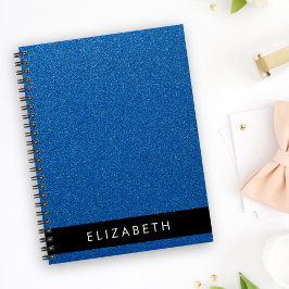 Agenda Purpurina azul, fondo Purpurina, nombre