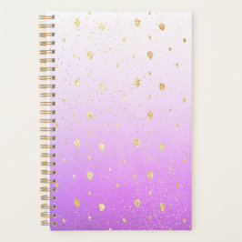 Agenda Purpurina morado de Unicorn
