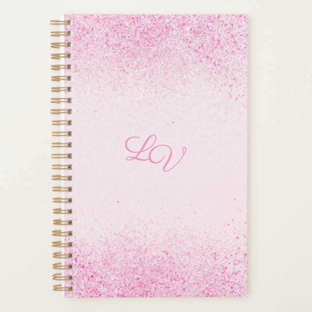 Agenda Purpurina rosado Shimmery Dust (Anverso)