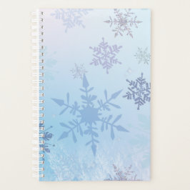 Agenda Purpurina Snowflake Snowy Mountain Winter