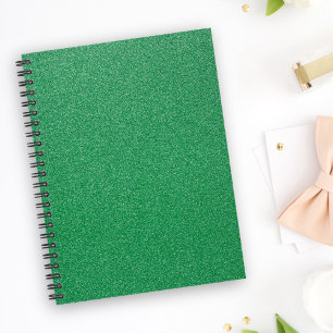 Agenda Purpurina verde, espárrago, fondo Purpurina