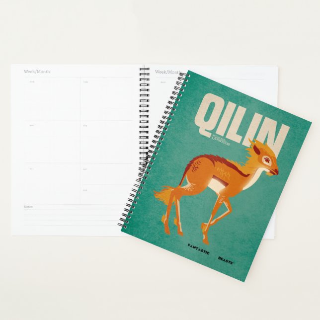 Agenda Qilin Vintage Graphic (Demostración)