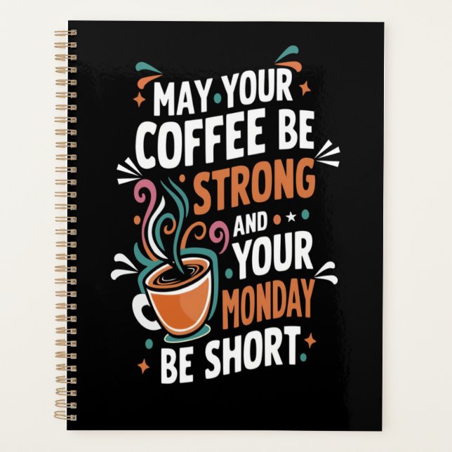 Agenda que tu café sea fuerte (Anverso)
