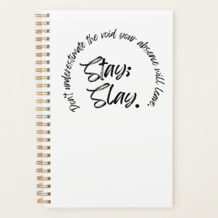 Agenda Quédate. Slay.