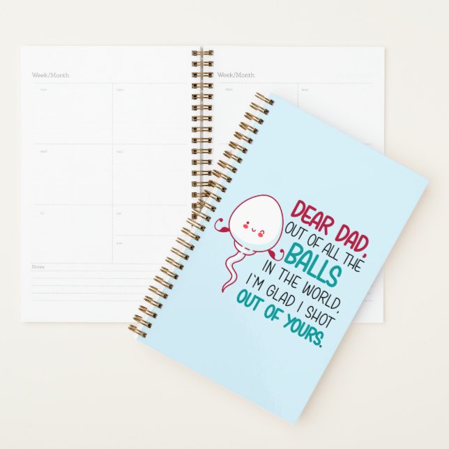 Agenda Querido papá, de todas las bolas del mundo (Demostración)