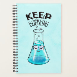 Agenda Química Cute Funny Carácter Nerdy Lab