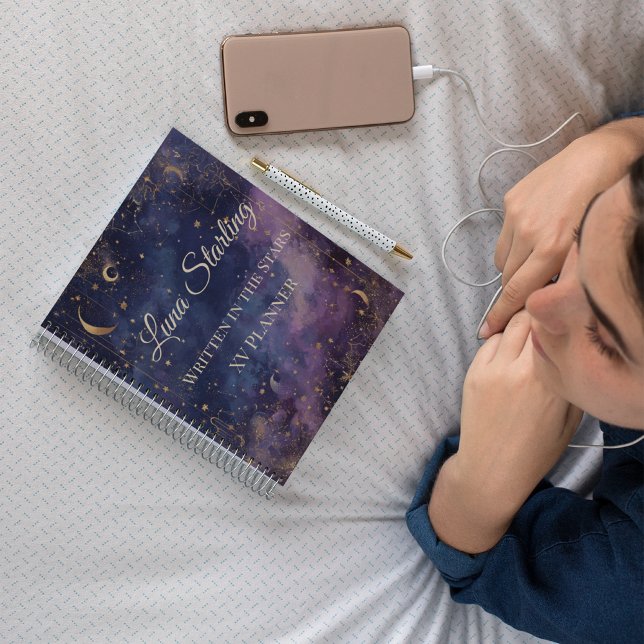 Agenda Quinceañera celeste, personalizado (Subido por el creador)