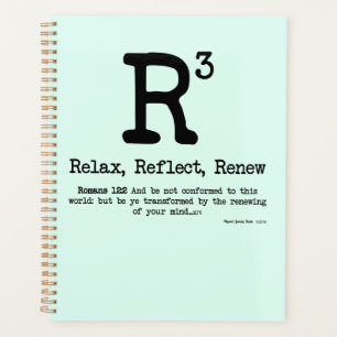 Agenda R3: Relájese, reflexione, renueve