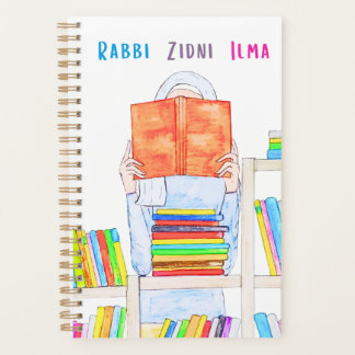 Agenda Rabbi Ziddni Ilma semanal/mensual pequeño Planner