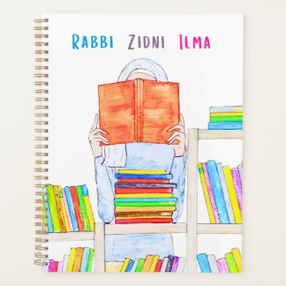 Agenda Rabbi Ziddni Ilma semanal/mensual Planner