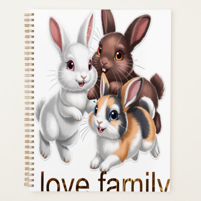 Agenda Rabbit family  (Anverso)
