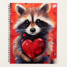 Raccoon Día de San Valentín