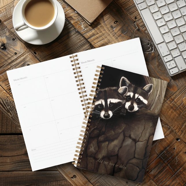Agenda Raccoons Brown Cute Tree (Subido por el creador)