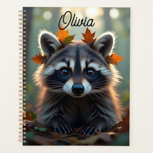 Agenda Racón lindo en otoño deja personalizado (Anverso)