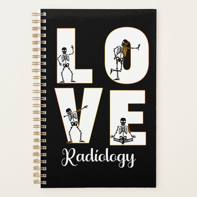 Agenda Radiología Amor Radiólogo Skeleton XRay   (Anverso)
