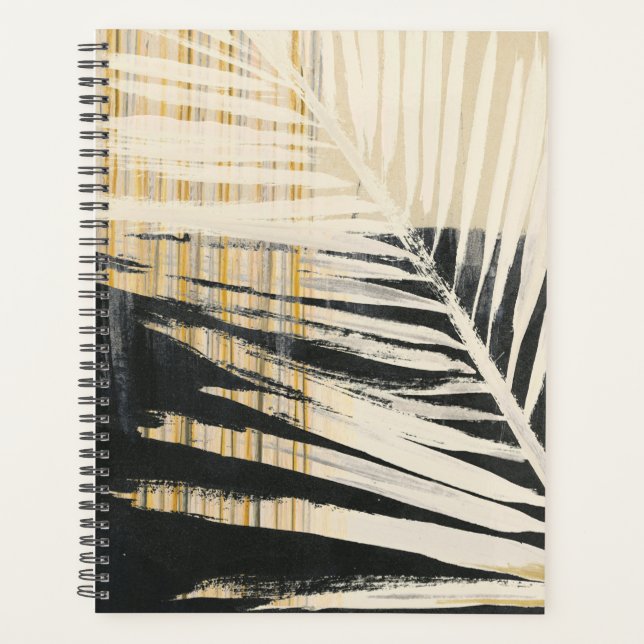 Agenda Raffia de Oro - Palm Fronds (Anverso)
