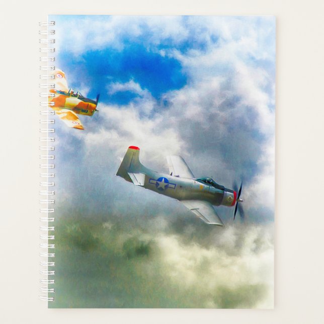 Agenda RAIDERS DE LA FUERZA AÉREA DE LAS Aeronaves WW2 (Anverso)